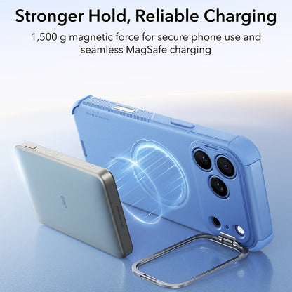 MagSafe-Hülle für Apple iPhone 18 Pro Max / 17 Pro Max, ESR, Cyber Armor Kickstand, Blau