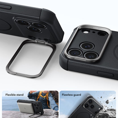 MagSafe-Hülle für Apple iPhone 18 Pro Max / 17 Pro Max, ESR, Cyber Armor Kickstand, Schwarz