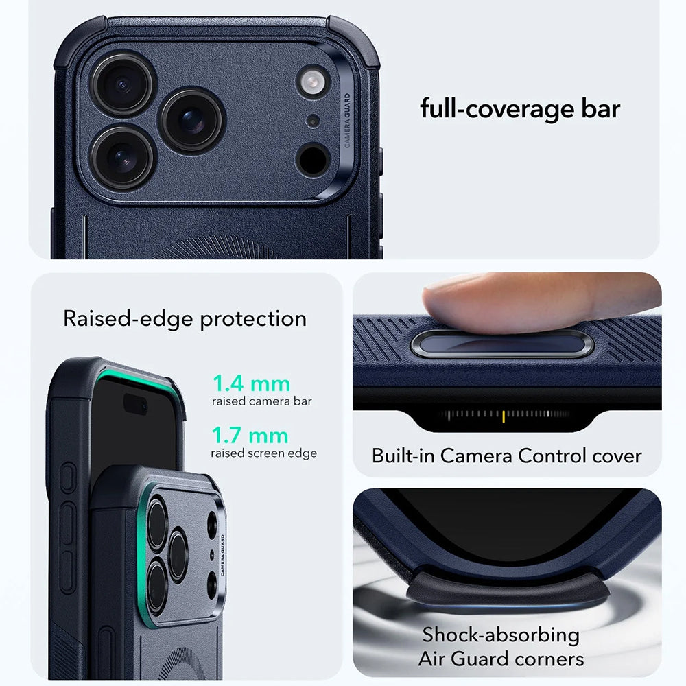 MagSafe-Hülle für Apple iPhone 18 Pro Max / 17 Pro Max, ESR, Cyber, Marineblau