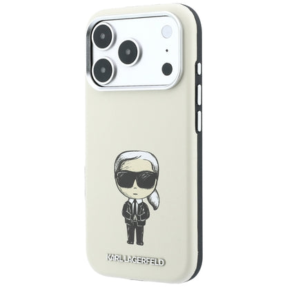MagSafe-Hülle für Apple iPhone 18 Pro Max / 17 Pro Max, Karl Lagerfeld, Ikonik Sketch, Beige