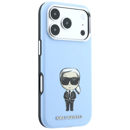 MagSafe-Hülle für Apple iPhone 18 Pro Max / 17 Pro Max, Karl Lagerfeld, Ikonik Sketch, Blau