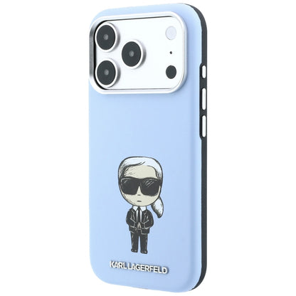 MagSafe-Hülle für Apple iPhone 18 Pro Max / 17 Pro Max, Karl Lagerfeld, Ikonik Sketch, Blau