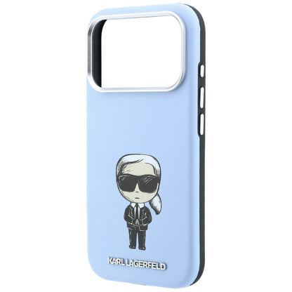 MagSafe-Hülle für Apple iPhone 18 Pro Max / 17 Pro Max, Karl Lagerfeld, Ikonik Sketch, Blau
