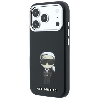 MagSafe-Hülle für Apple iPhone 18 Pro Max / 17 Pro Max, Karl Lagerfeld, Ikonik Sketch, Schwarz