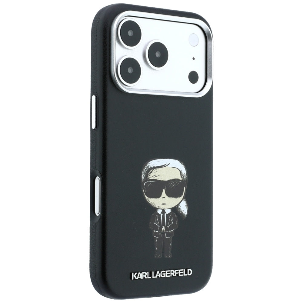 MagSafe-Hülle für Apple iPhone 18 Pro Max / 17 Pro Max, Karl Lagerfeld, Ikonik Sketch, Schwarz
