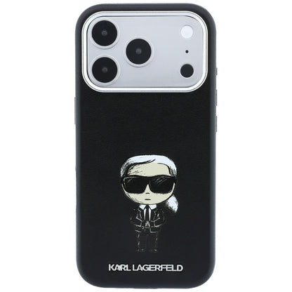 MagSafe-Hülle für Apple iPhone 18 Pro Max / 17 Pro Max, Karl Lagerfeld, Ikonik Sketch, Schwarz