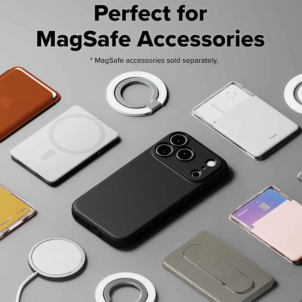 Coque MagSafe pour Apple iPhone 18 Pro Max / 17 Pro Max, Ringke, Onyx, Noire