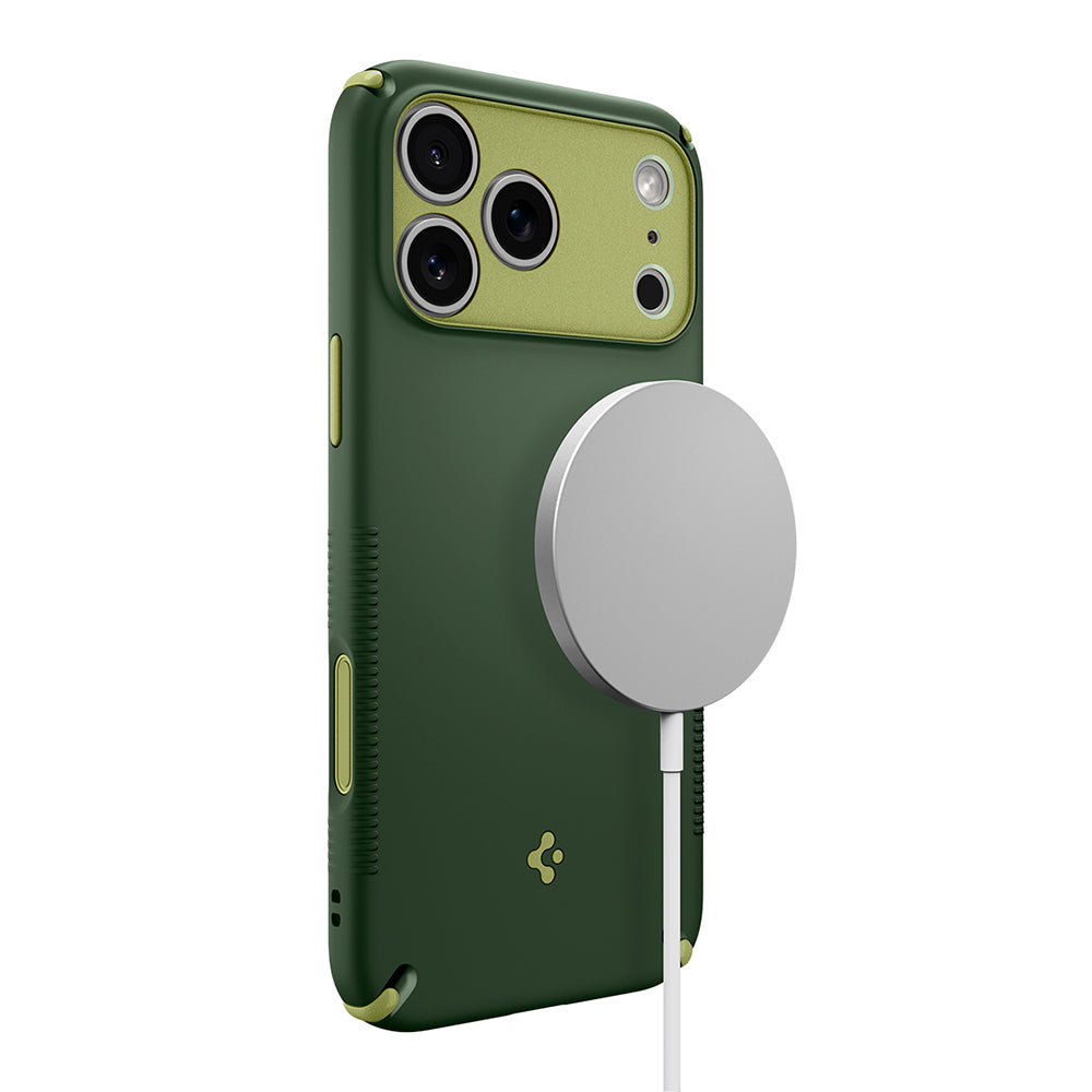 Coque MagSafe pour Apple iPhone 18 Pro Max / 17 Pro Max, Spigen, Caseology Nano Pop Hybrid, Vert ACS12139