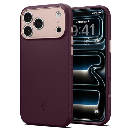 Coque MagSafe pour Apple iPhone 18 Pro Max / 17 Pro Max, Spigen, Caseology Nano Pop, Bordeaux ACS12141
