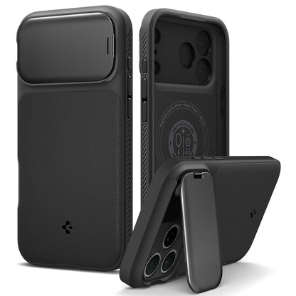 MagSafe Case for Apple iPhone 18 Pro Max / 17 Pro Max, Spigen, Optik Armor, Black ACS09900