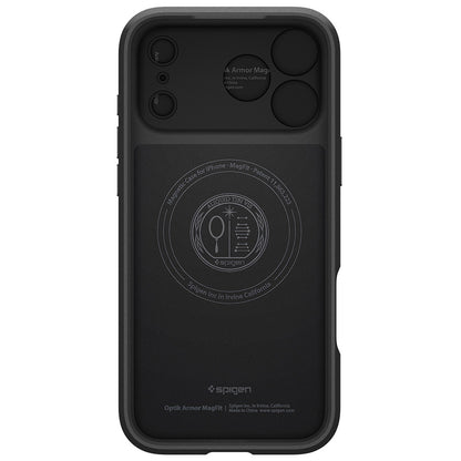 MagSafe Case for Apple iPhone 18 Pro Max / 17 Pro Max, Spigen, Optik Armor, Black ACS09900