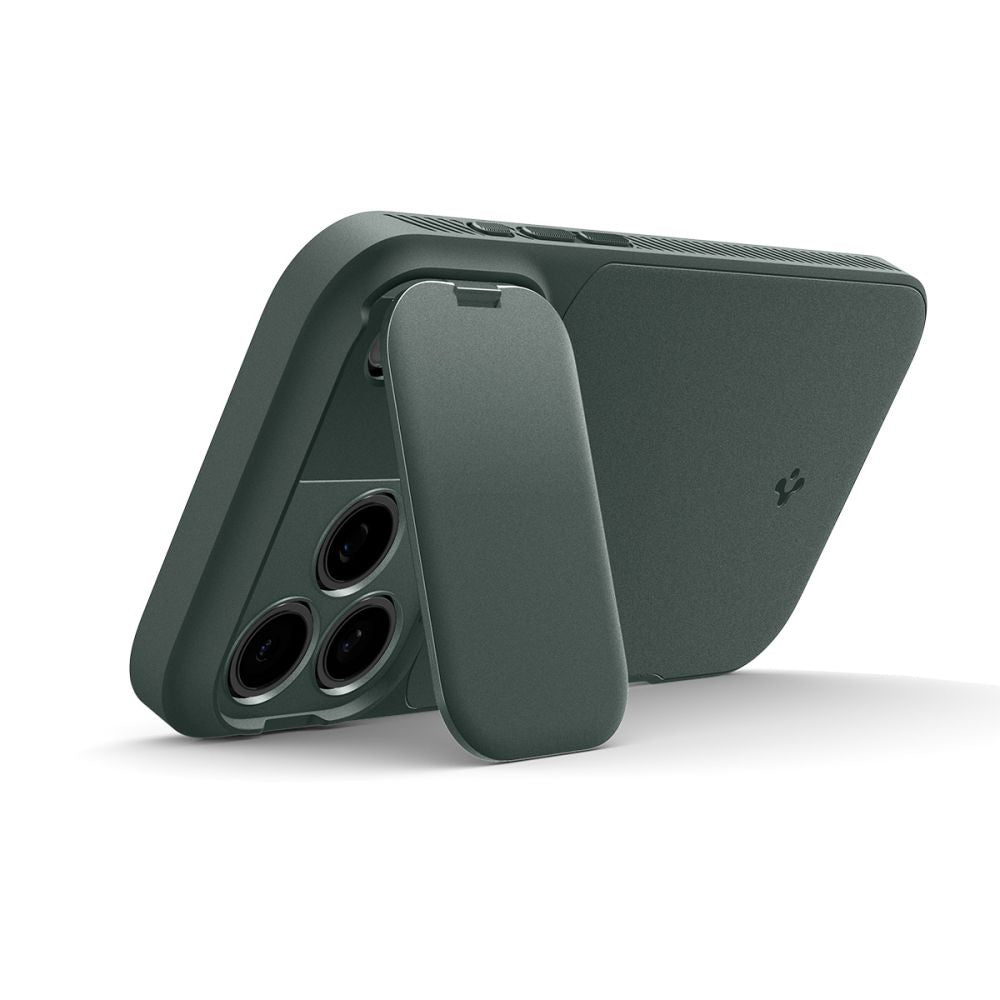 Coque MagSafe pour Apple iPhone 18 Pro Max / 17 Pro Max, Spigen, Optik Armor, Vert ACS09901