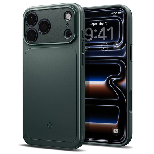 Coque MagSafe pour Apple iPhone 18 Pro Max / 17 Pro Max, Spigen, Thin Fit, Vert ACS12106