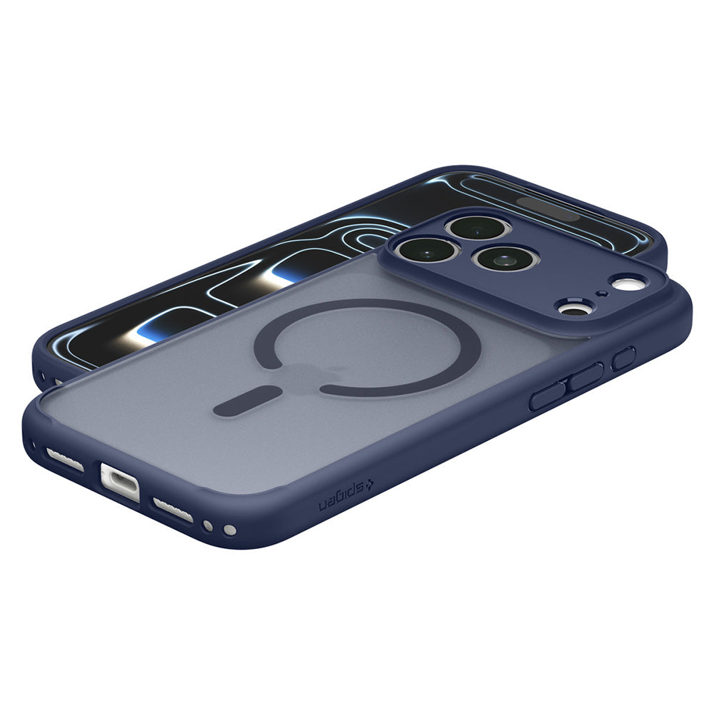MagSafe Case for Apple iPhone 18 Pro Max / 17 Pro Max, Spigen, Ultra Hybrid, Satin Navy ACS11918