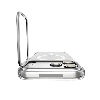 MagSafe-Hülle für Apple iPhone 18 Pro Max / 17 Pro Max, Spigen, Ultra Hybrid Optik S, Silber Transparent ACS11908