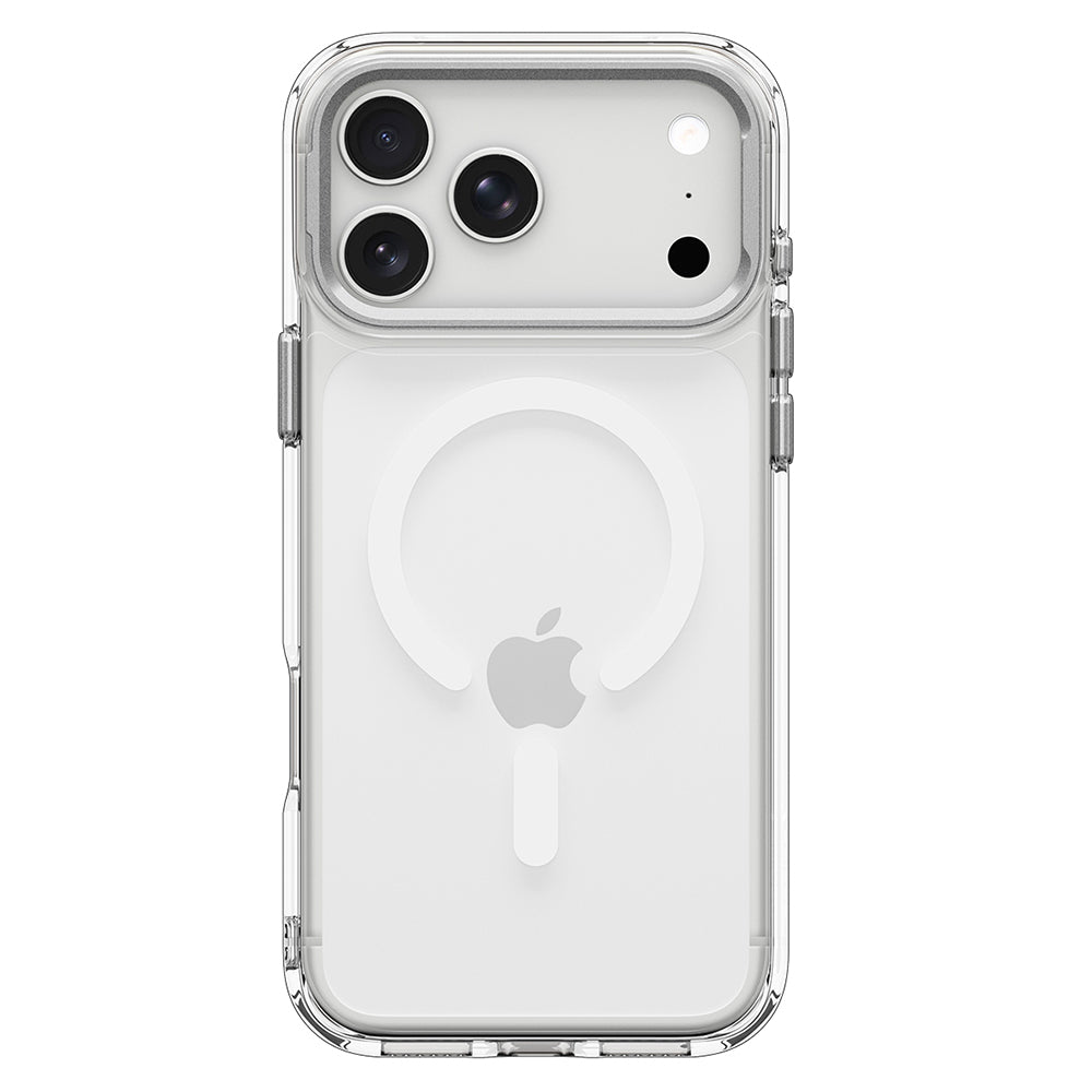 MagSafe-Hülle für Apple iPhone 18 Pro Max / 17 Pro Max, Spigen, Ultra Hybrid Optik S, Silber Transparent ACS11908