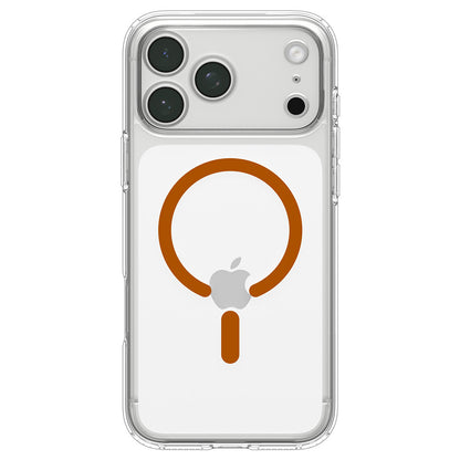 Coque MagSafe pour Apple iPhone 18 Pro Max / 17 Pro Max, Spigen, Ultra Hybrid, Transparente Orange ACS12122