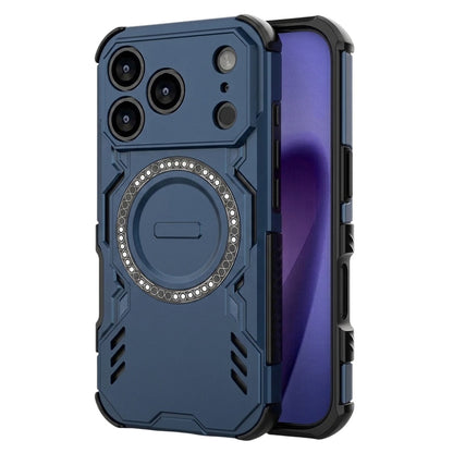 MagSafe Case for Apple iPhone 18 Pro Max / 17 Pro Max, Techsuit, ArmorMag, Blue