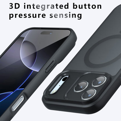 Coque MagSafe pour Apple iPhone 18 Pro Max / 17 Pro Max, Techsuit, PureFrost, Noir Satiné