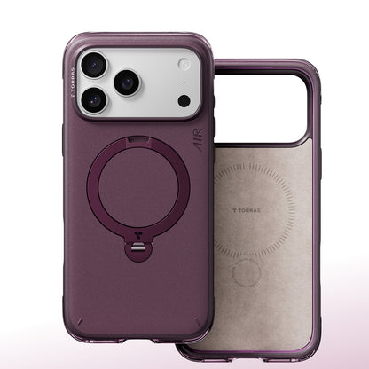 Coque MagSafe pour Apple iPhone 18 Pro Max / 17 Pro Max, Torras, Ostand Q3 Air Essential, Violet