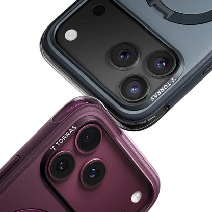 Coque MagSafe pour Apple iPhone 18 Pro Max / 17 Pro Max, Torras, Ostand Q3 Air Essential, Violet