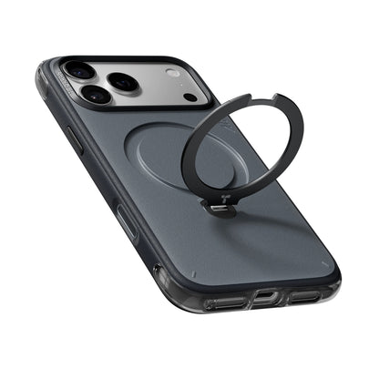 MagSafe-Hülle für Apple iPhone 18 Pro Max / 17 Pro Max, Torras, Ostand Q3 Air Essential, Schwarz