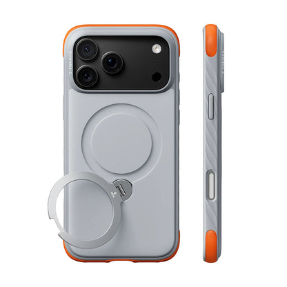 MagSafe-Hülle für Apple iPhone 18 Pro Max / 17 Pro Max, Torras, Ostand Q3 Rugged, Weiß