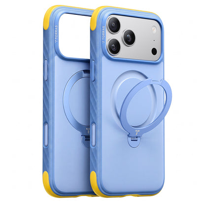 Coque MagSafe pour Apple iPhone 18 Pro Max / 17 Pro Max, Torras, Ostand Q3 Rugged, Bleu