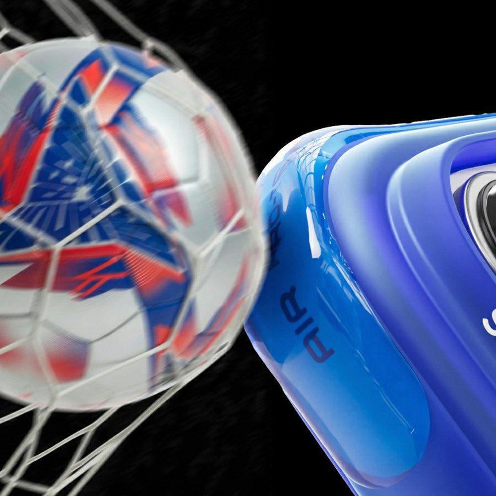 Coque MagSafe pour Apple iPhone 18 Pro Max / 17 Pro Max, Torras, Ostand Spin Air Football, Bleue