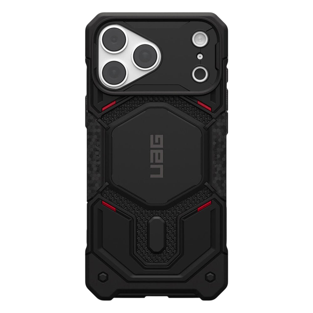 Coque MagSafe pour Apple iPhone 18 Pro Max / 17 Pro Max, Urban Armor Gear Kevlar, Monarch Pro, Noire