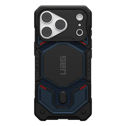 Coque MagSafe pour Apple iPhone 18 Pro Max / 17 Pro Max, Urban Armor Gear, Monarch Pro Kevlar, Bleu marine