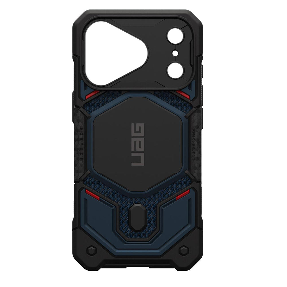 Coque MagSafe pour Apple iPhone 18 Pro Max / 17 Pro Max, Urban Armor Gear, Monarch Pro Kevlar, Bleu marine