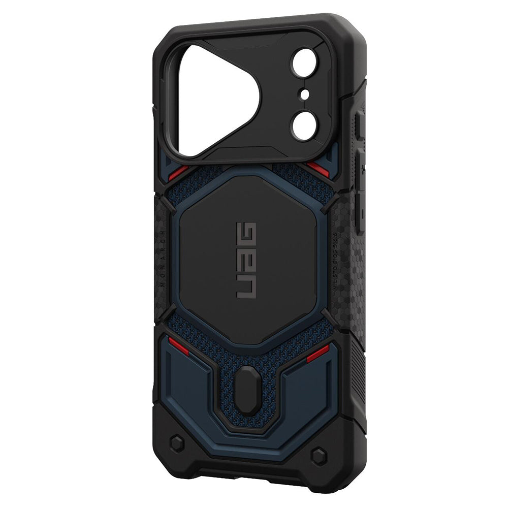 Coque MagSafe pour Apple iPhone 18 Pro Max / 17 Pro Max, Urban Armor Gear, Monarch Pro Kevlar, Bleu marine