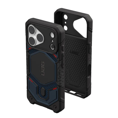 Coque MagSafe pour Apple iPhone 18 Pro Max / 17 Pro Max, Urban Armor Gear, Monarch Pro Kevlar, Bleu marine