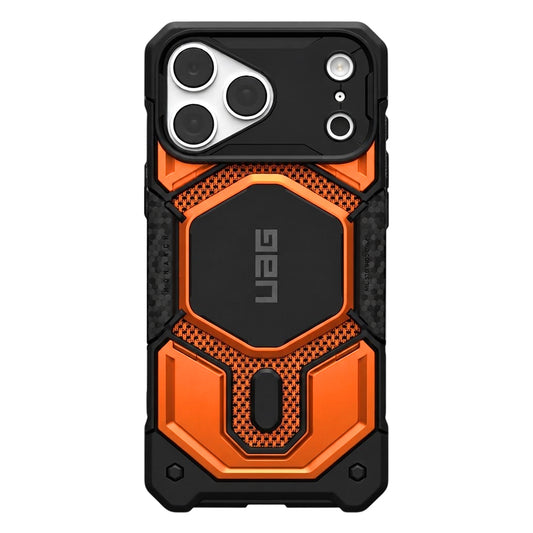 MagSafe-Hülle für Apple iPhone 18 Pro Max / 17 Pro Max, Urban Armor Gear, Monarch Pro Kevlar, Orange