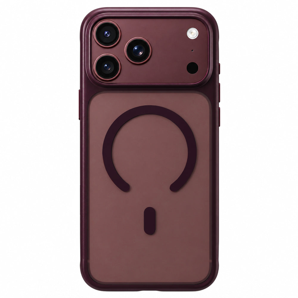 Coque MagSafe pour Apple iPhone 18 Pro Max, Blueo, APE Anti-Drop, bordeaux