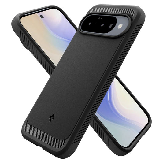 Coque MagSafe pour Google Pixel 10 Pro / 10, Spigen, Rugged Armor, Noir Mat ACS09698