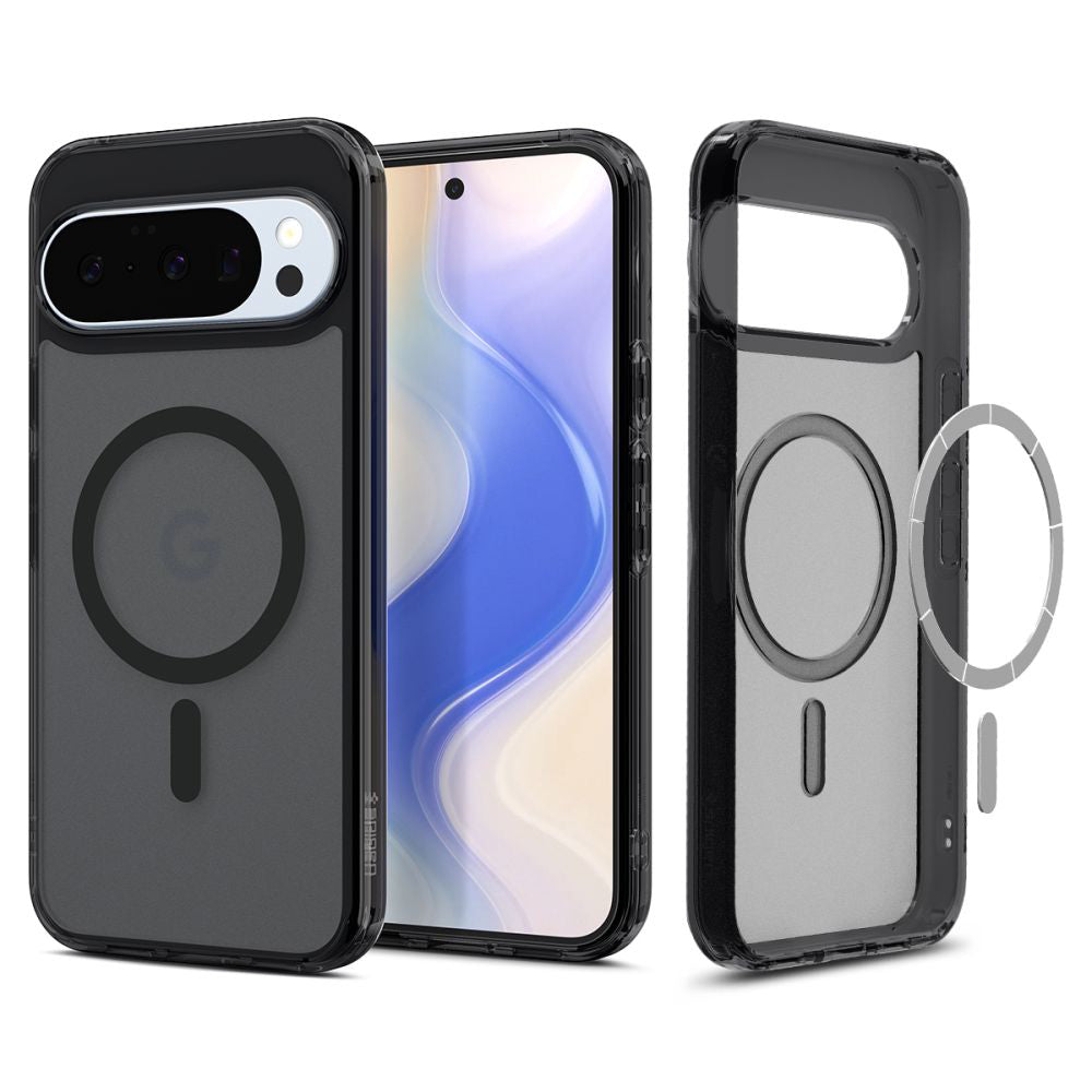 Coque MagSafe pour Google Pixel 10 Pro / 10, Spigen, Ultra Hybrid, Noir Satiné ACS09703