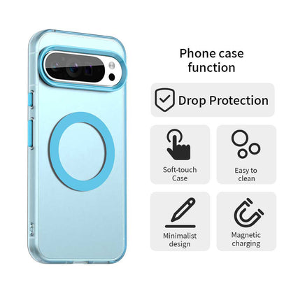 Coque MagSafe pour Google Pixel 10 Pro / 10, Techsuit, CandyCase, Bleue