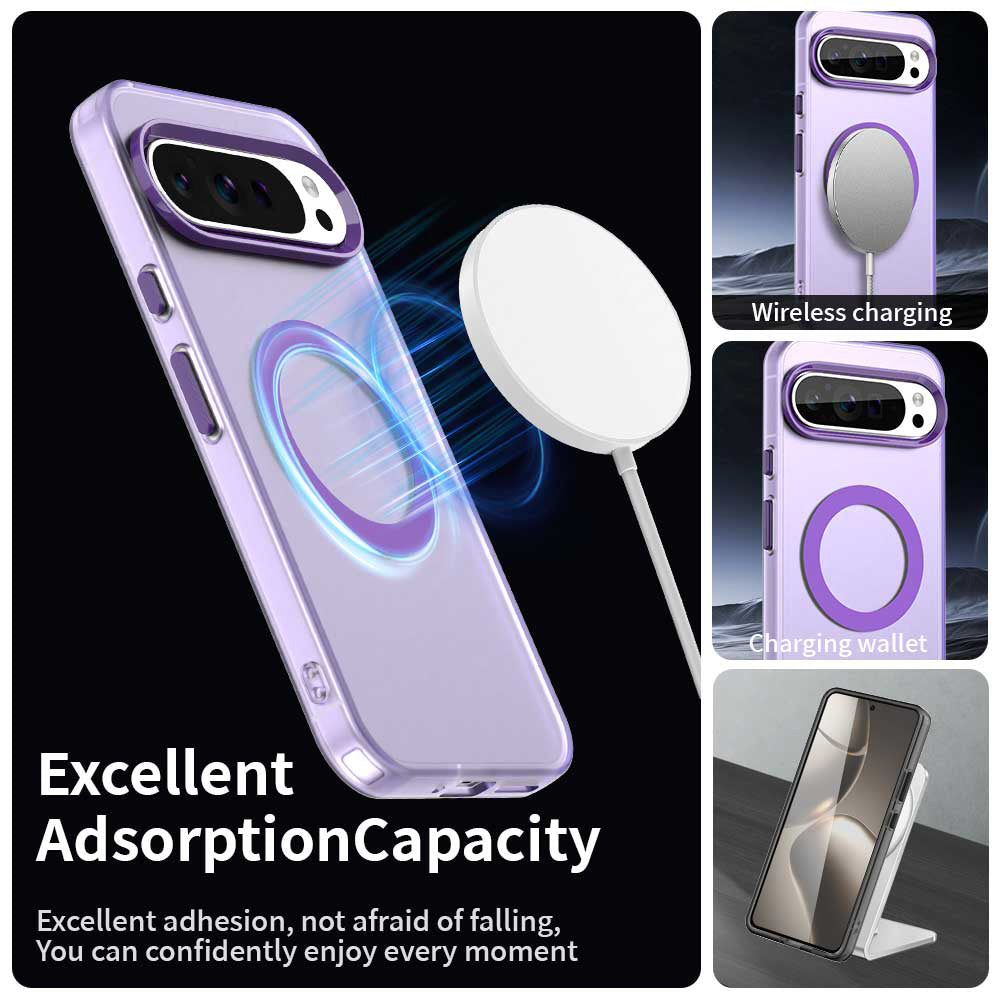 Coque MagSafe pour Google Pixel 10 Pro / 10, Techsuit, CandyCase, Violet