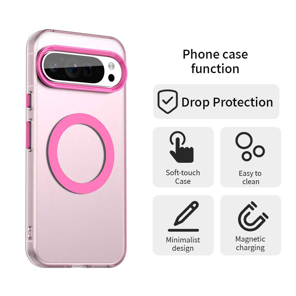 Coque MagSafe pour Google Pixel 10 Pro / 10, Techsuit, CandyCase, Rose