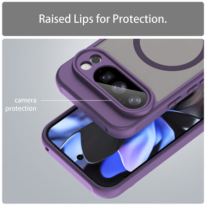 MagSafe Case for Google Pixel 10 Pro, Techsuit, HaloFrost II, Purple