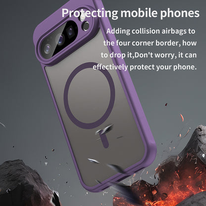 MagSafe Case for Google Pixel 10 Pro, Techsuit, HaloFrost II, Purple
