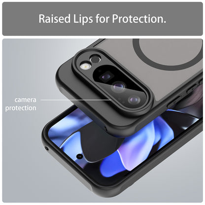 MagSafe-Hülle für Google Pixel 10 Pro, Techsuit, HaloFrost II, Schwarz