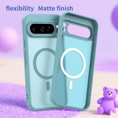 Étui MagSafe pour Google Pixel 10 Pro, Techsuit, HaloFrost II, Vert Clair