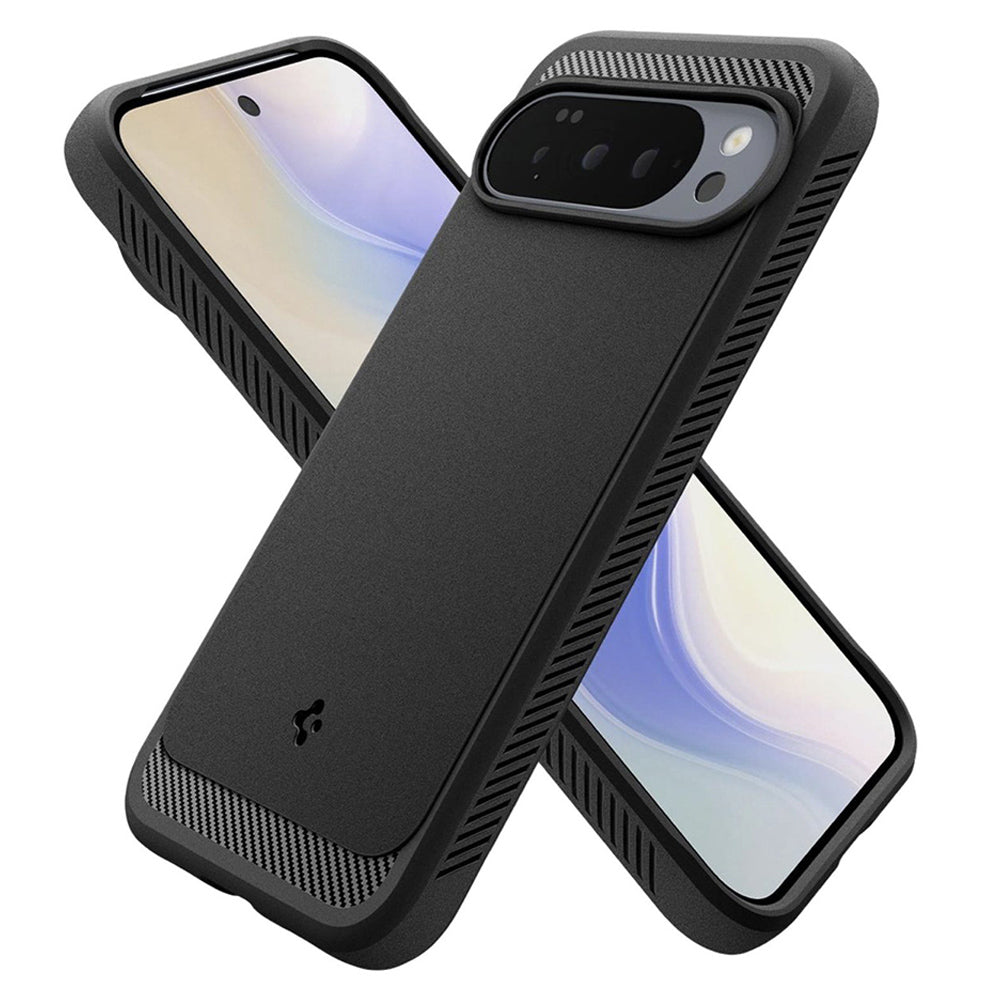 MagSafe Hülle für Google Pixel 10 Pro XL, Spigen, Rugged Armor, Mattschwarz ACS09721