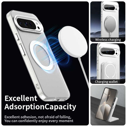 Coque MagSafe pour Google Pixel 10 Pro XL, Techsuit, CandyCase, Blanche