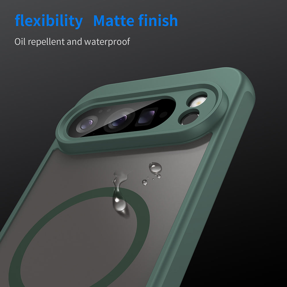 Coque MagSafe pour Google Pixel 10 Pro XL, Techsuit, HaloFrost II, Vert