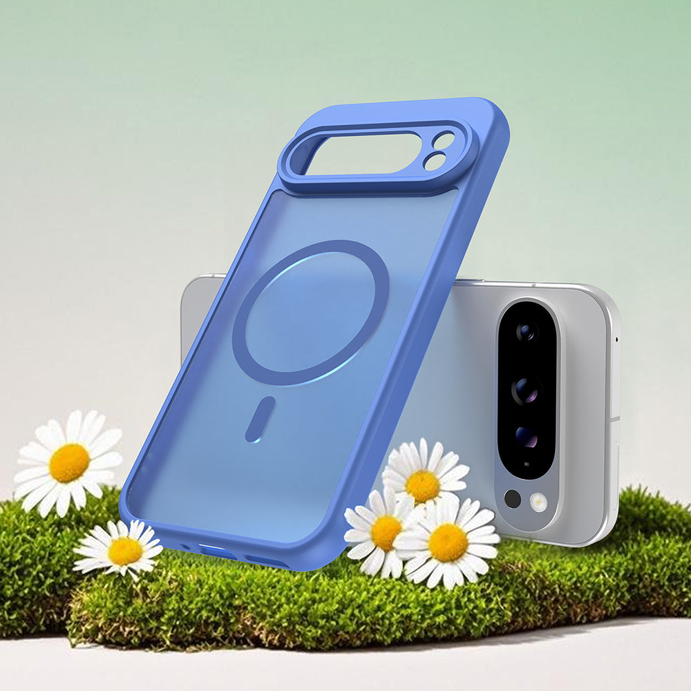 MagSafe Case for Google Pixel 10, Techsuit, HaloFrost II, Blue