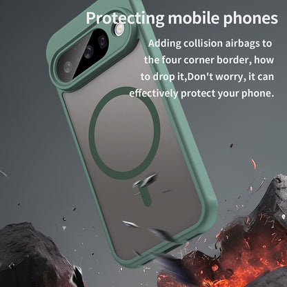 Coque MagSafe pour Google Pixel 10, Techsuit, HaloFrost II, Vert